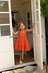 ［azalea］Vivid pleats one-piece (kids)