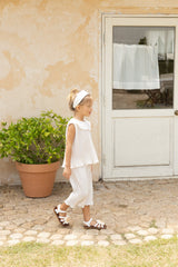 ［azalea］Pleats frill collar set up (kids)
