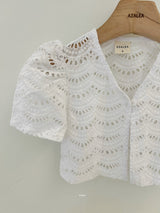 ［azalea］Pure embroidery bolero (kids)