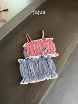 ［jujua］Apple check bustier