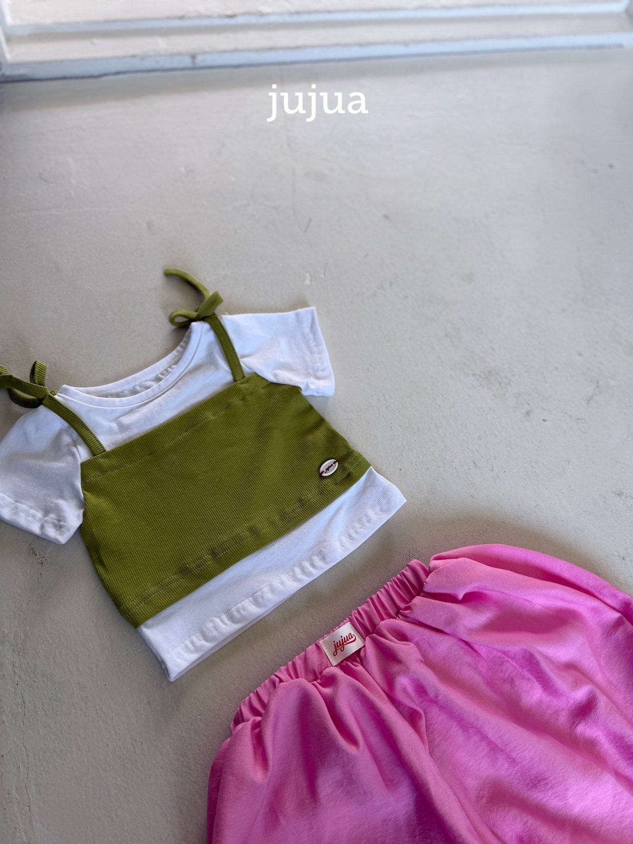 ［jujua］Layered tee