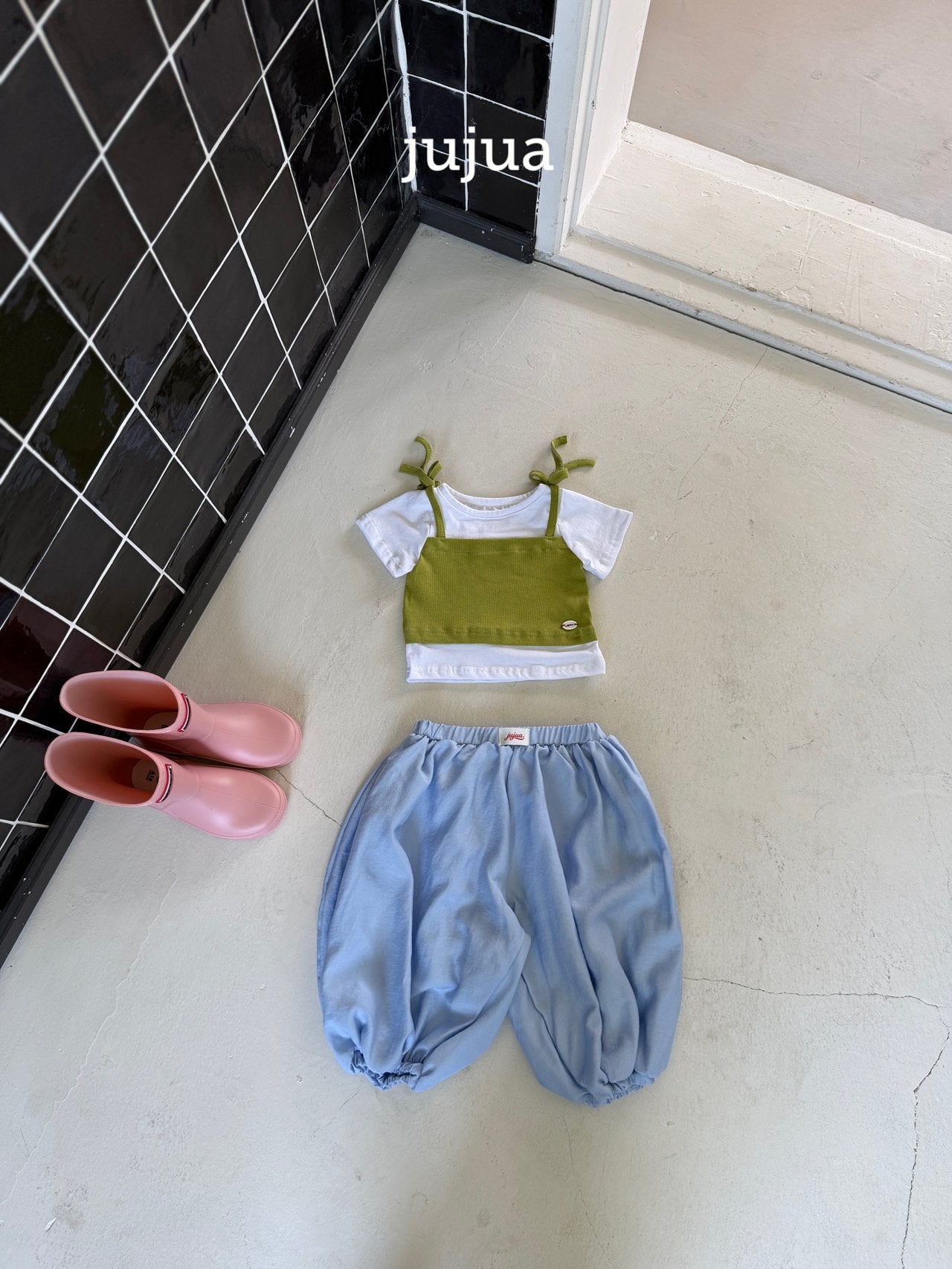 ［jujua］Layered tee