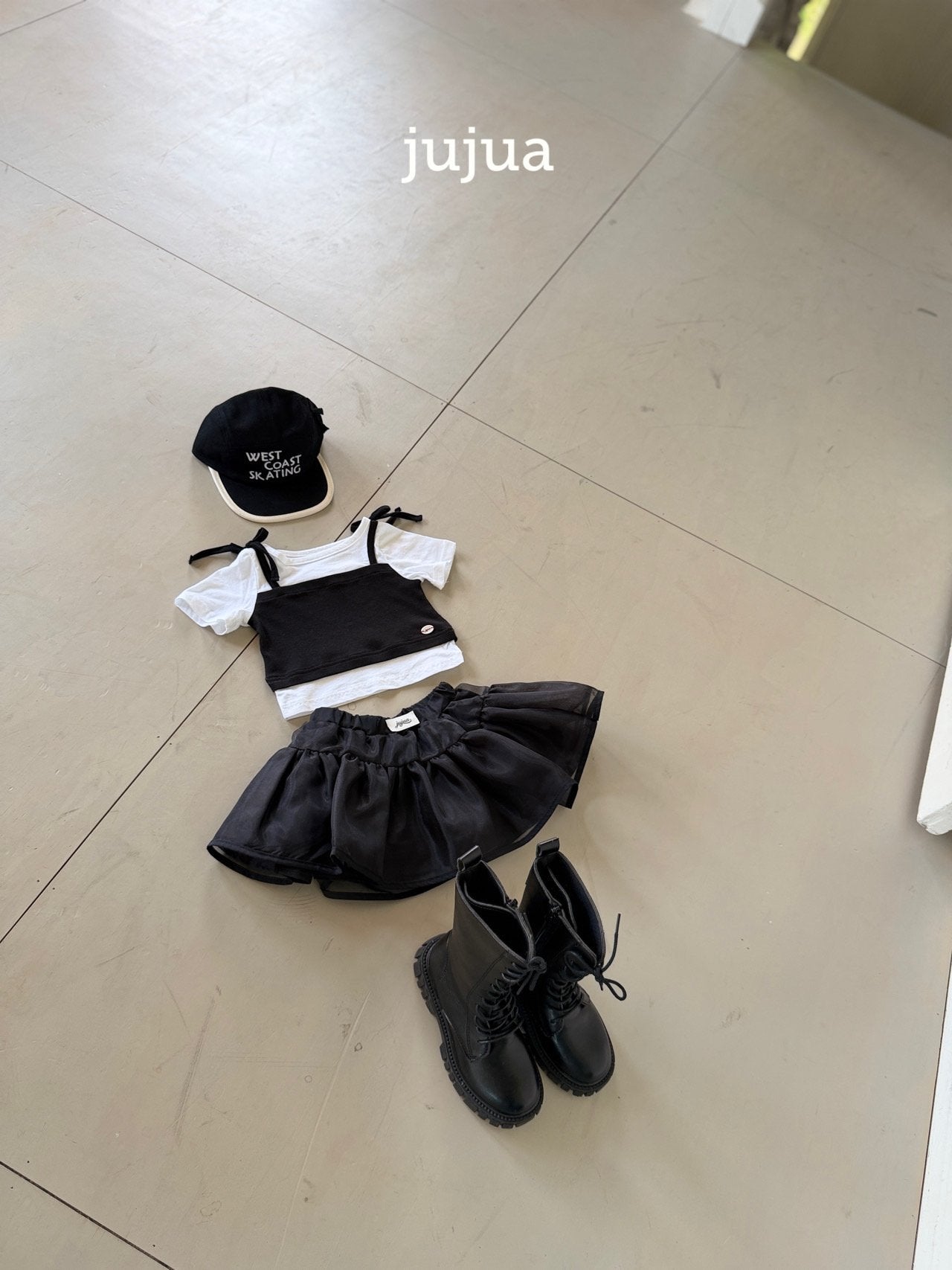 ［jujua］Layered tee