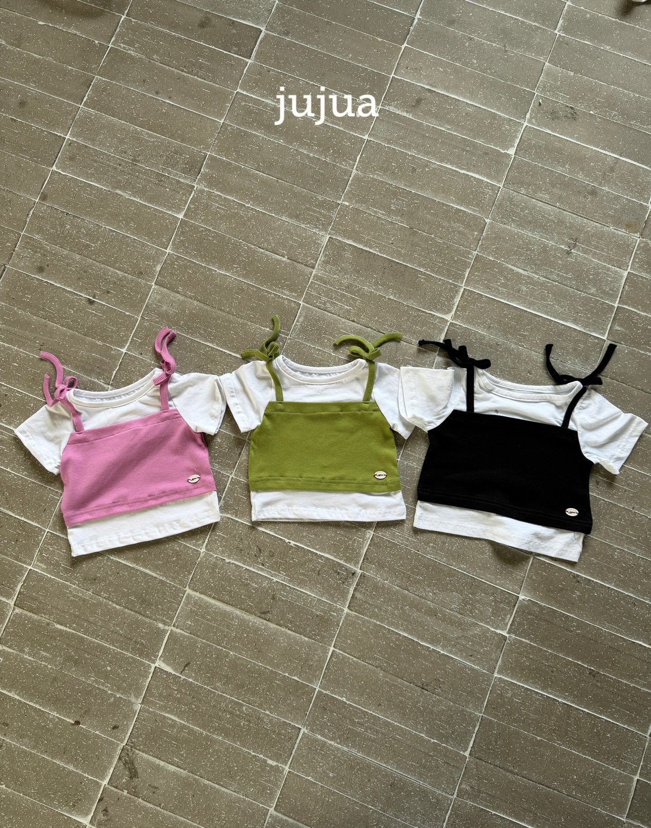 ［jujua］Layered tee