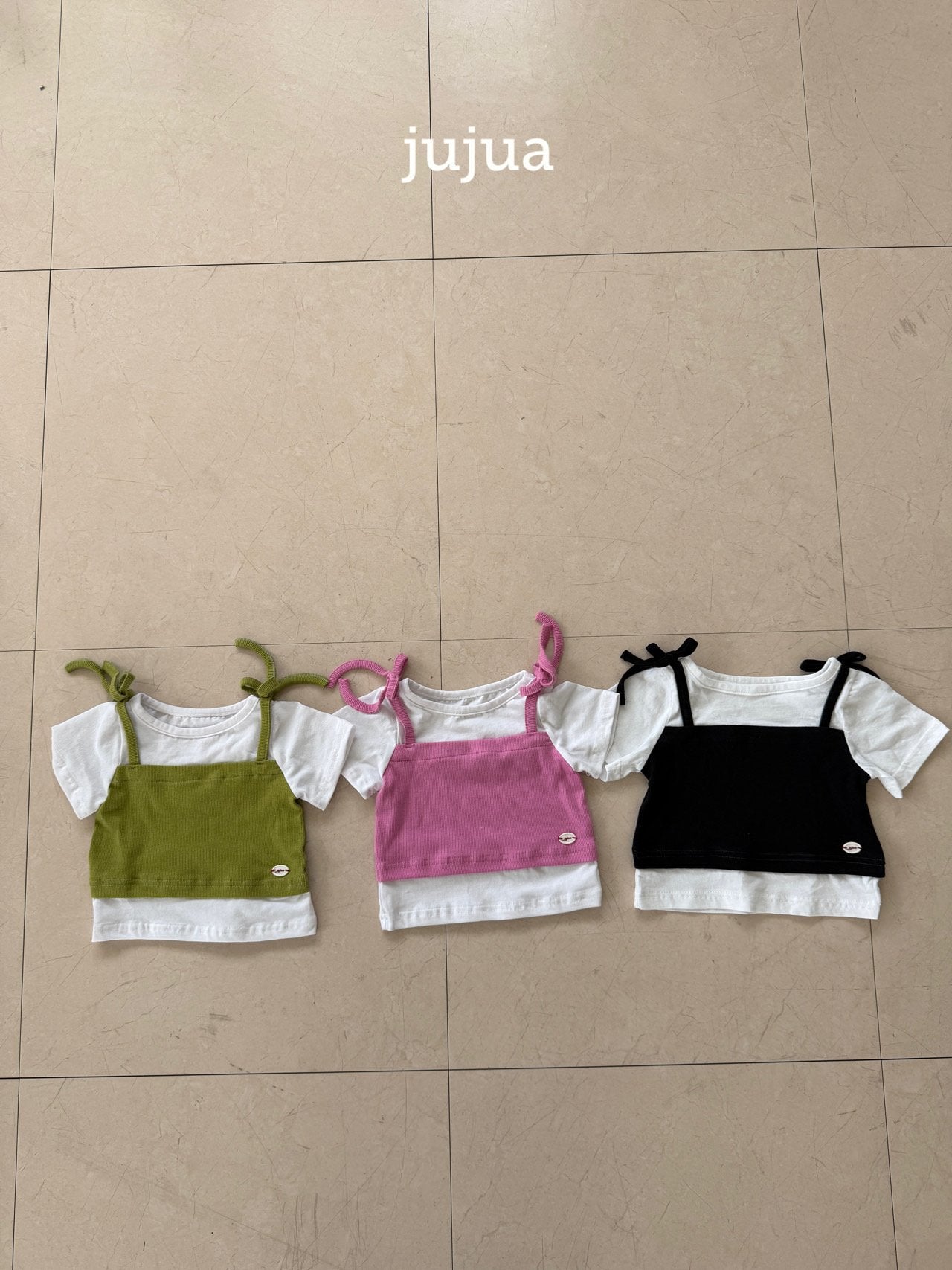 ［jujua］Layered tee