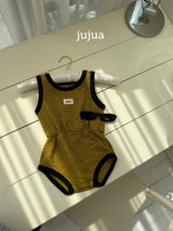 ［jujua］Stripe rompers