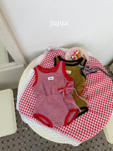 ［jujua］Stripe rompers