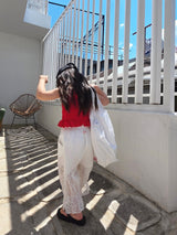 ［ELLY MOLLY］Mamang lace pants