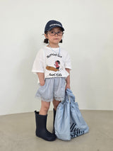 ［ELLY MOLLY］Easy button lace short pants