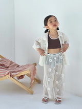 ［ELLY MOLLY］Flower resort pants