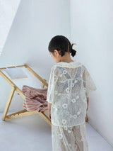 ［ELLY MOLLY］Flower resort shirt