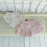 ［ELLY MOLLY］Lui ruffle ribbon pants