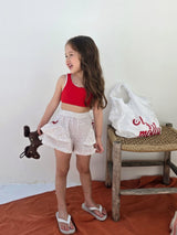 ［ELLY MOLLY］Lui ruffle ribbon pants