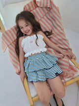 ［ELLY MOLLY］Lina stripe cancan skirt
