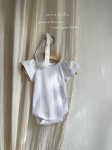 ［monbebe］Tulip eyelet rompers