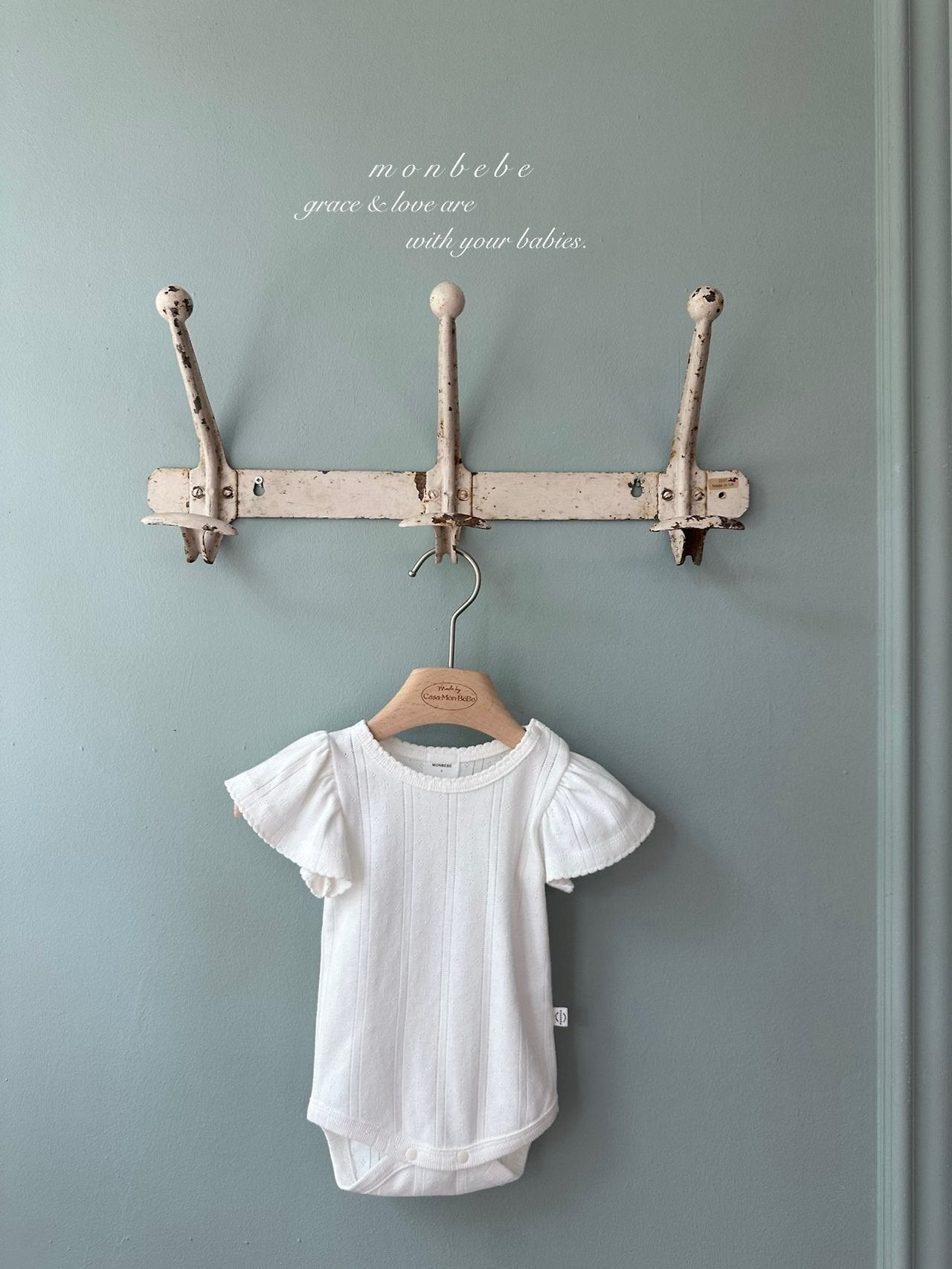 ［monbebe］Tulip eyelet tee