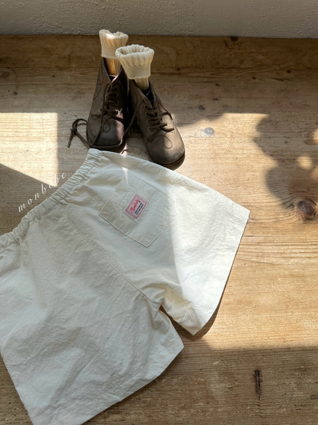 ［monbebe］Batik cotton short pants