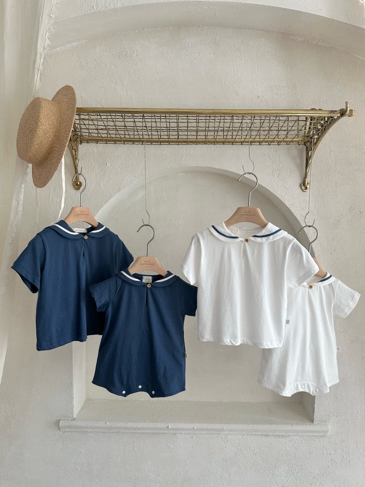 ［monbebe］Cruise sailor tops