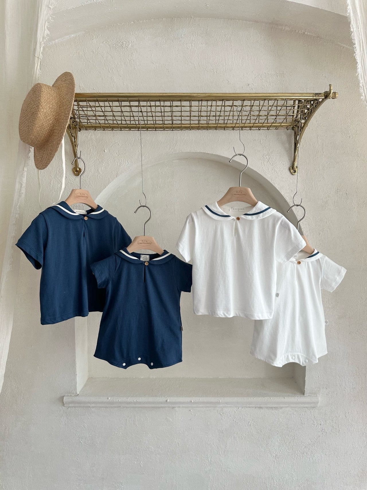 ［monbebe］Cruise sailor tops