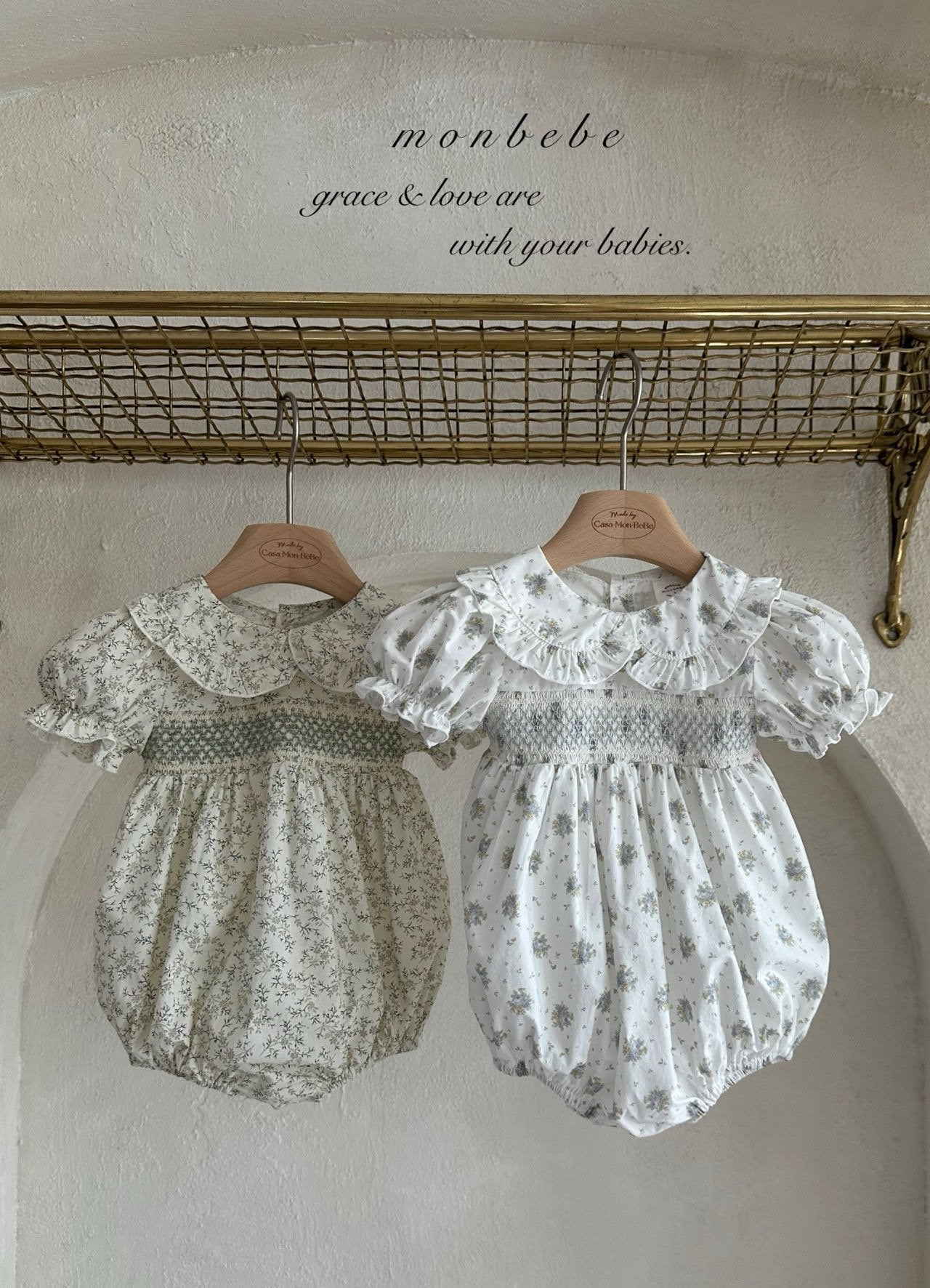 ［monbebe］Lily flower rompers