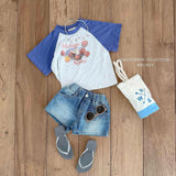［Melikey］Apple raglan tee