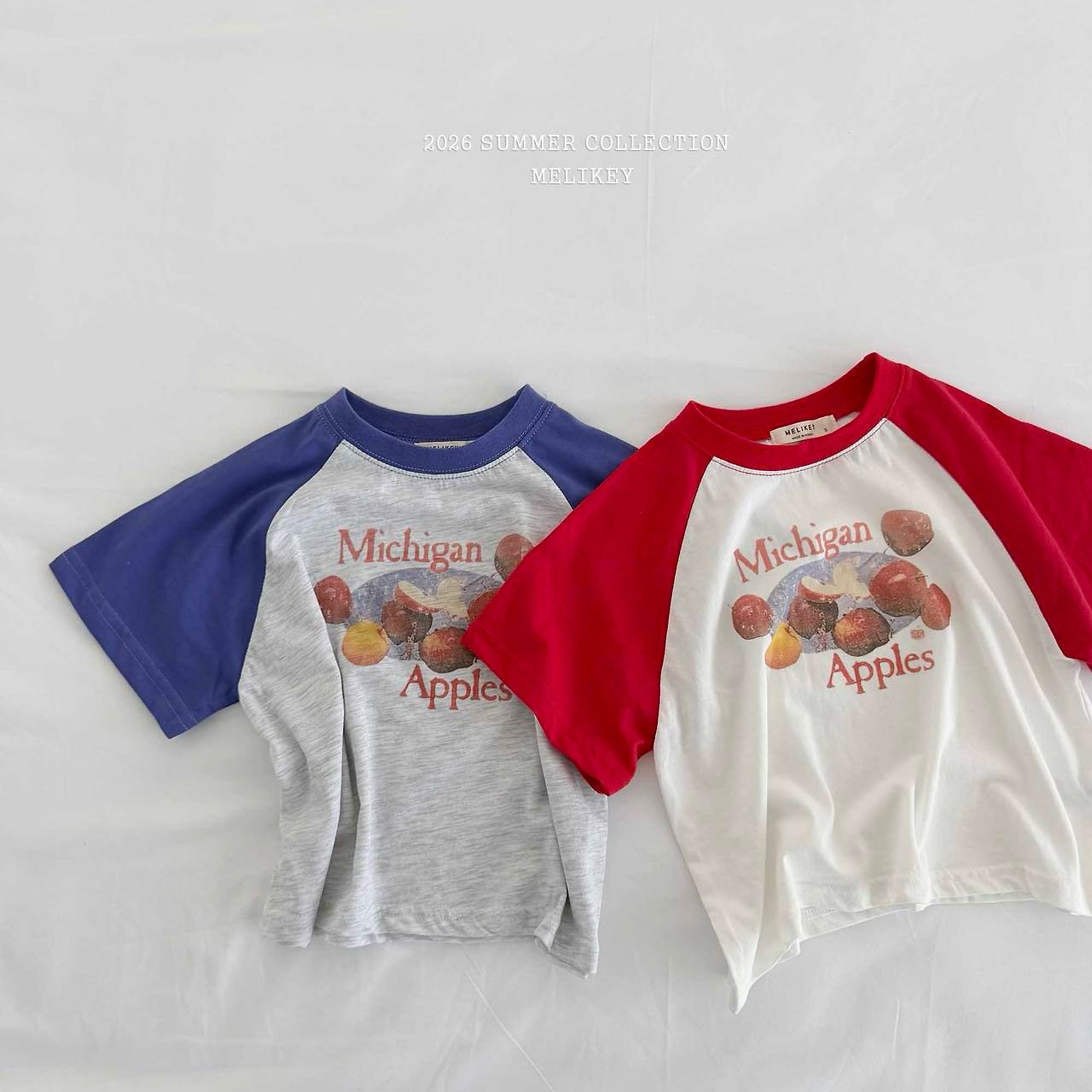 ［Melikey］Apple raglan tee