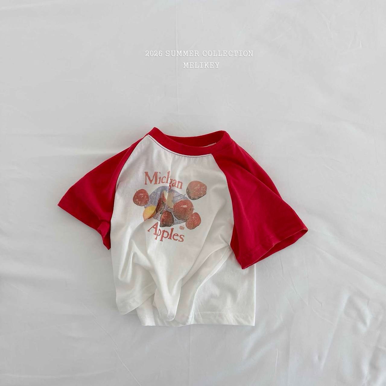 ［Melikey］Apple raglan tee