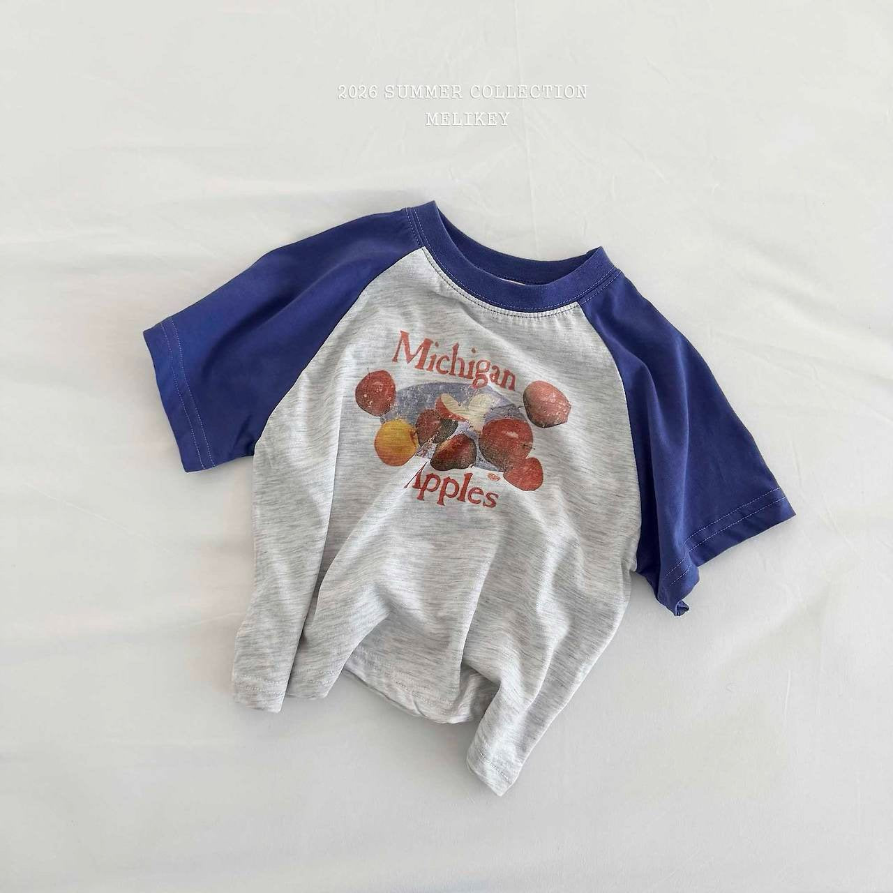 ［Melikey］Apple raglan tee