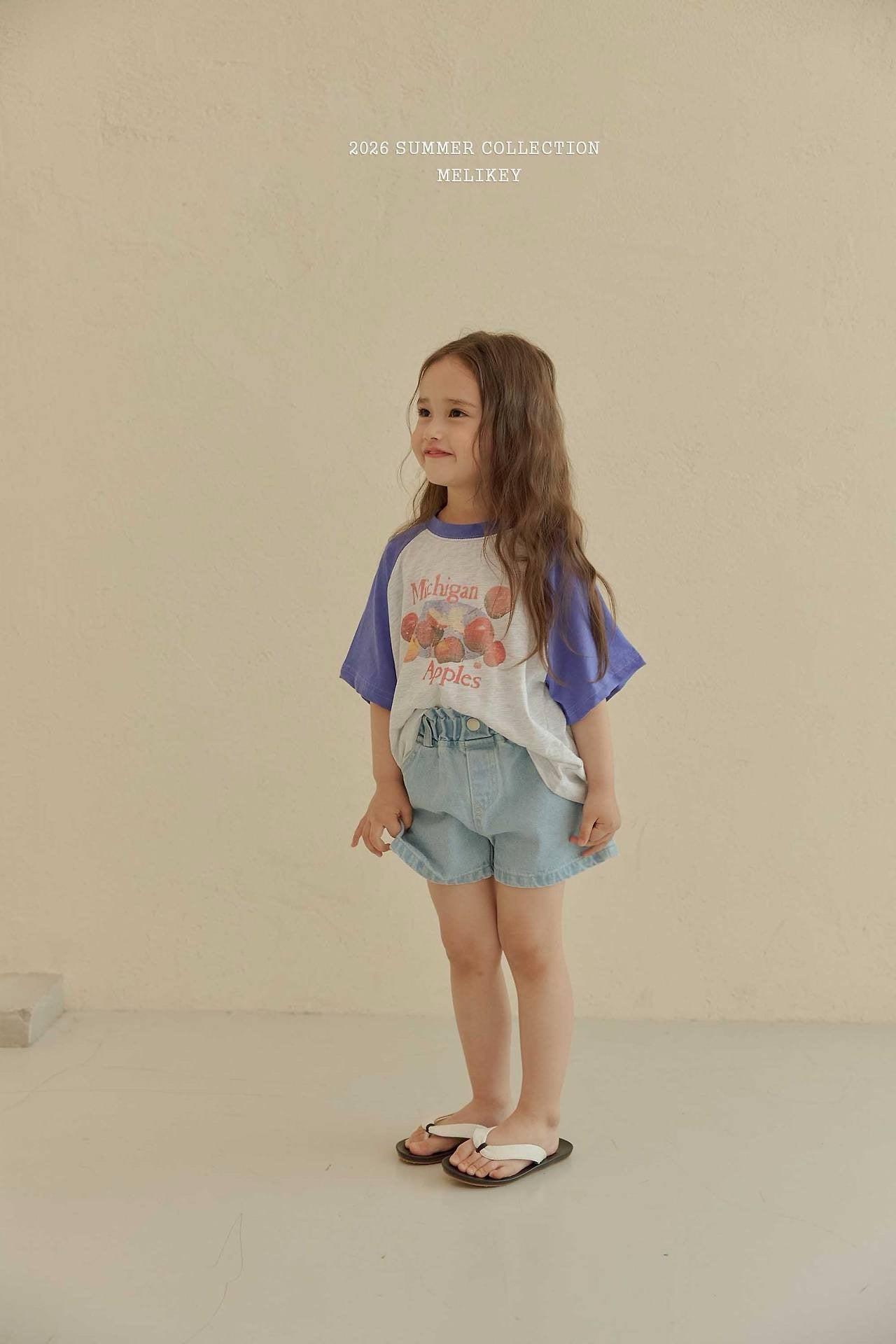 ［Melikey］Apple raglan tee