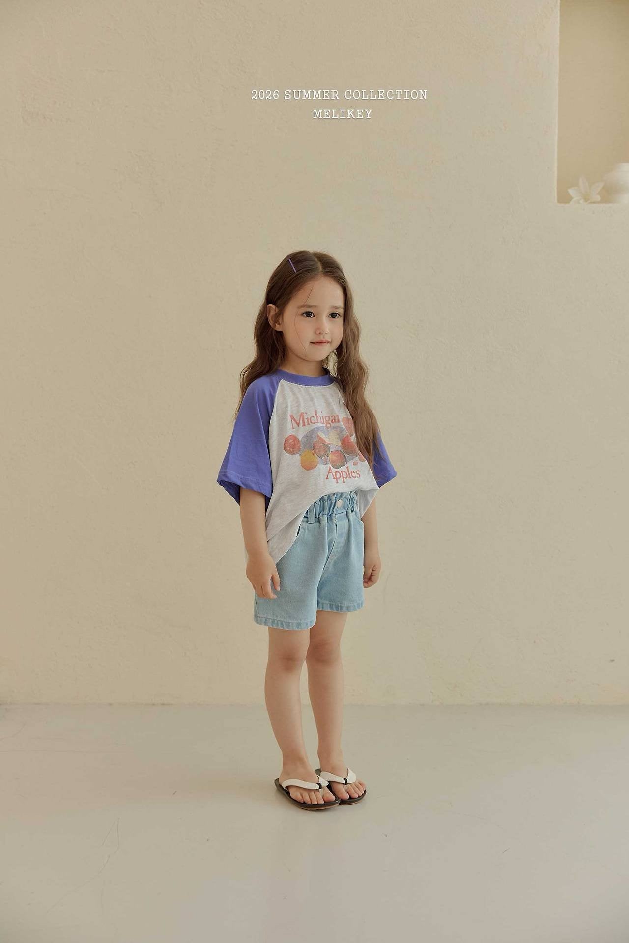 ［Melikey］Apple raglan tee