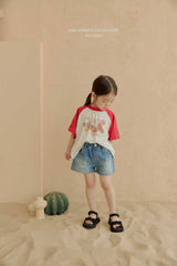 ［Melikey］Apple raglan tee