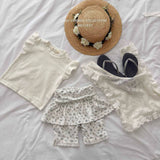 ［Melikey］Macaron frill tee