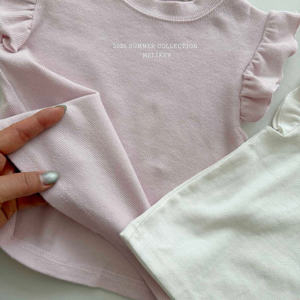 ［Melikey］Macaron frill tee