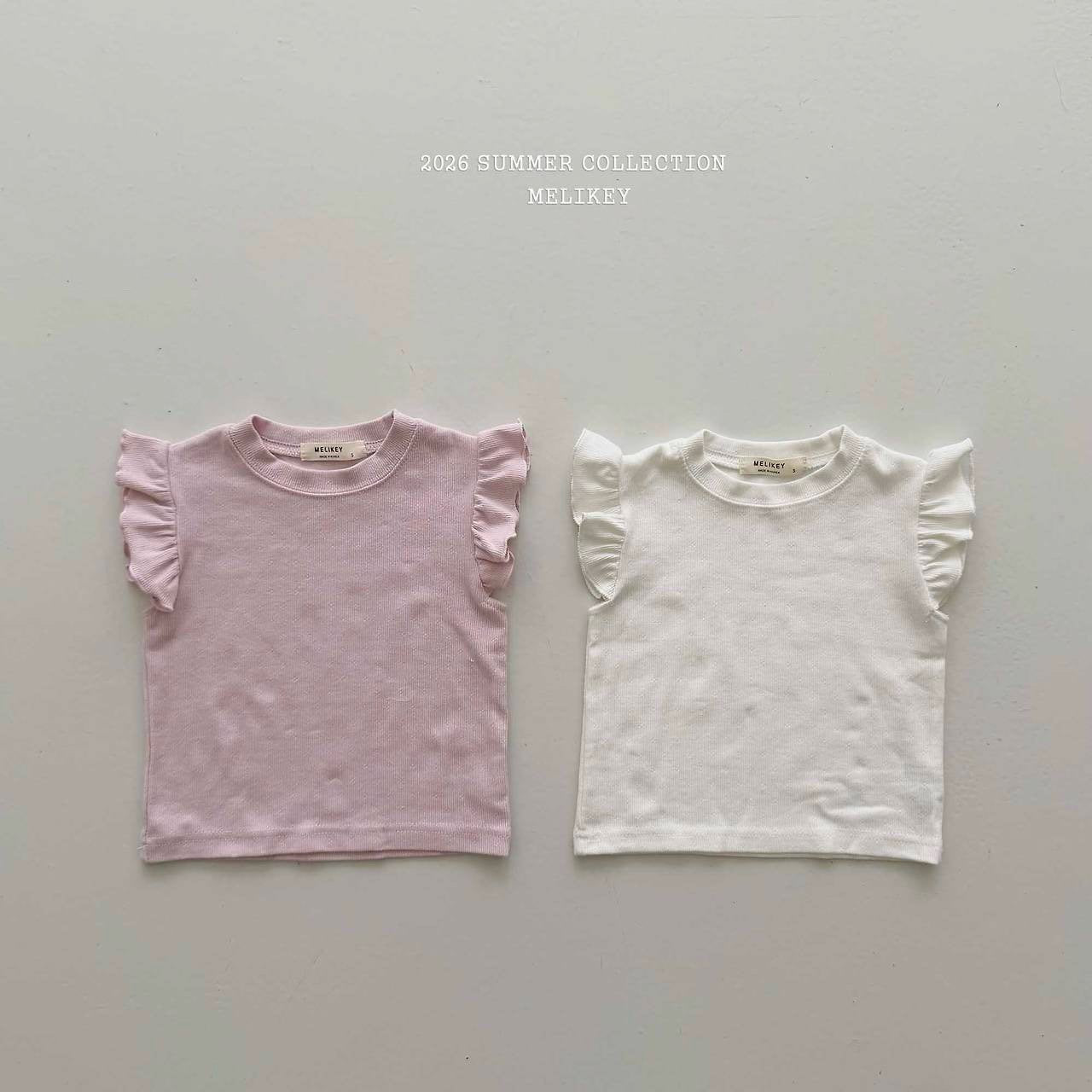 ［Melikey］Macaron frill tee