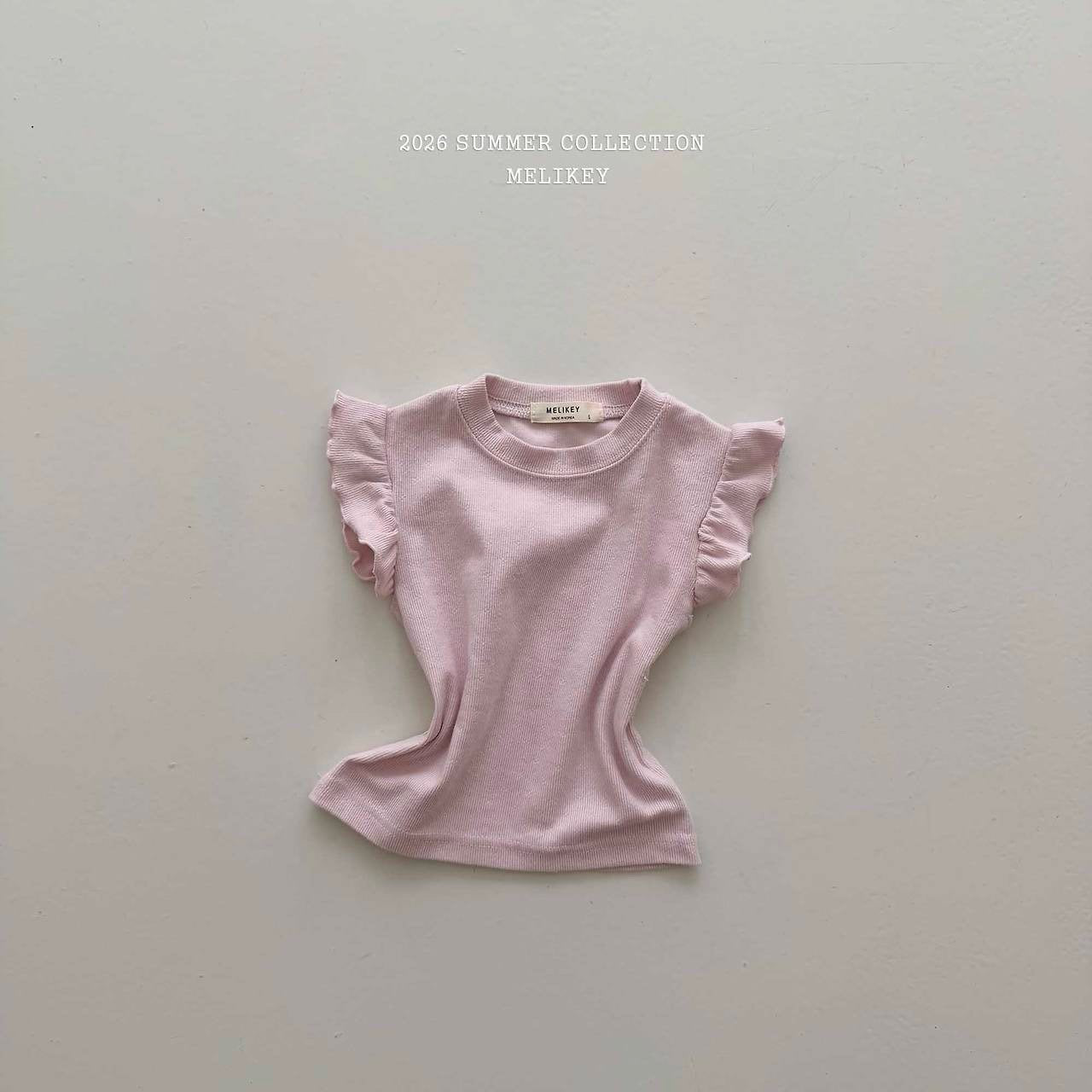 ［Melikey］Macaron frill tee