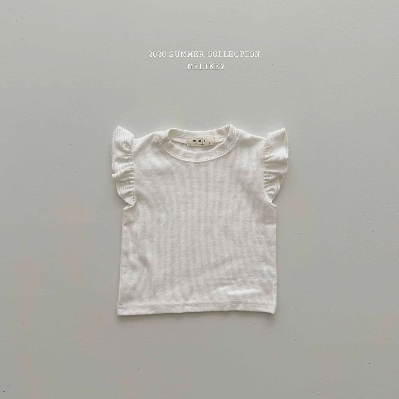 ［Melikey］Macaron frill tee