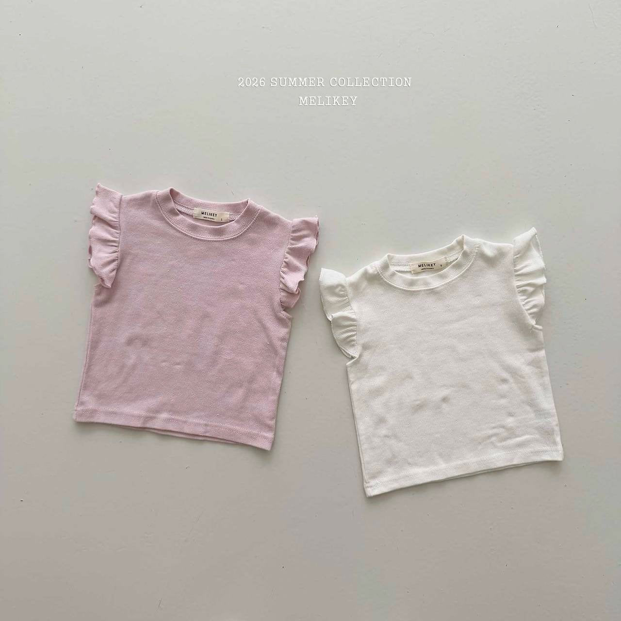 ［Melikey］Macaron frill tee