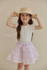 ［Melikey］Macaron frill tee