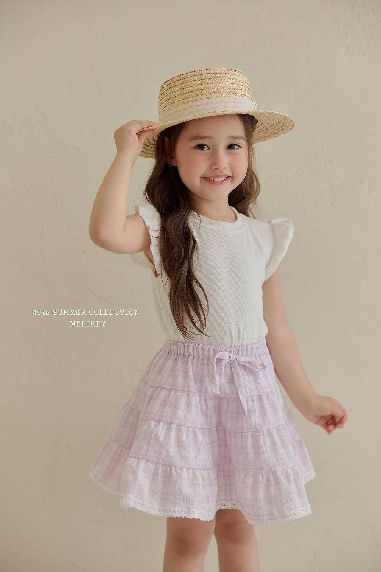 ［Melikey］Macaron frill tee