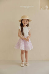 ［Melikey］Macaron frill tee