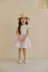 ［Melikey］Macaron frill tee