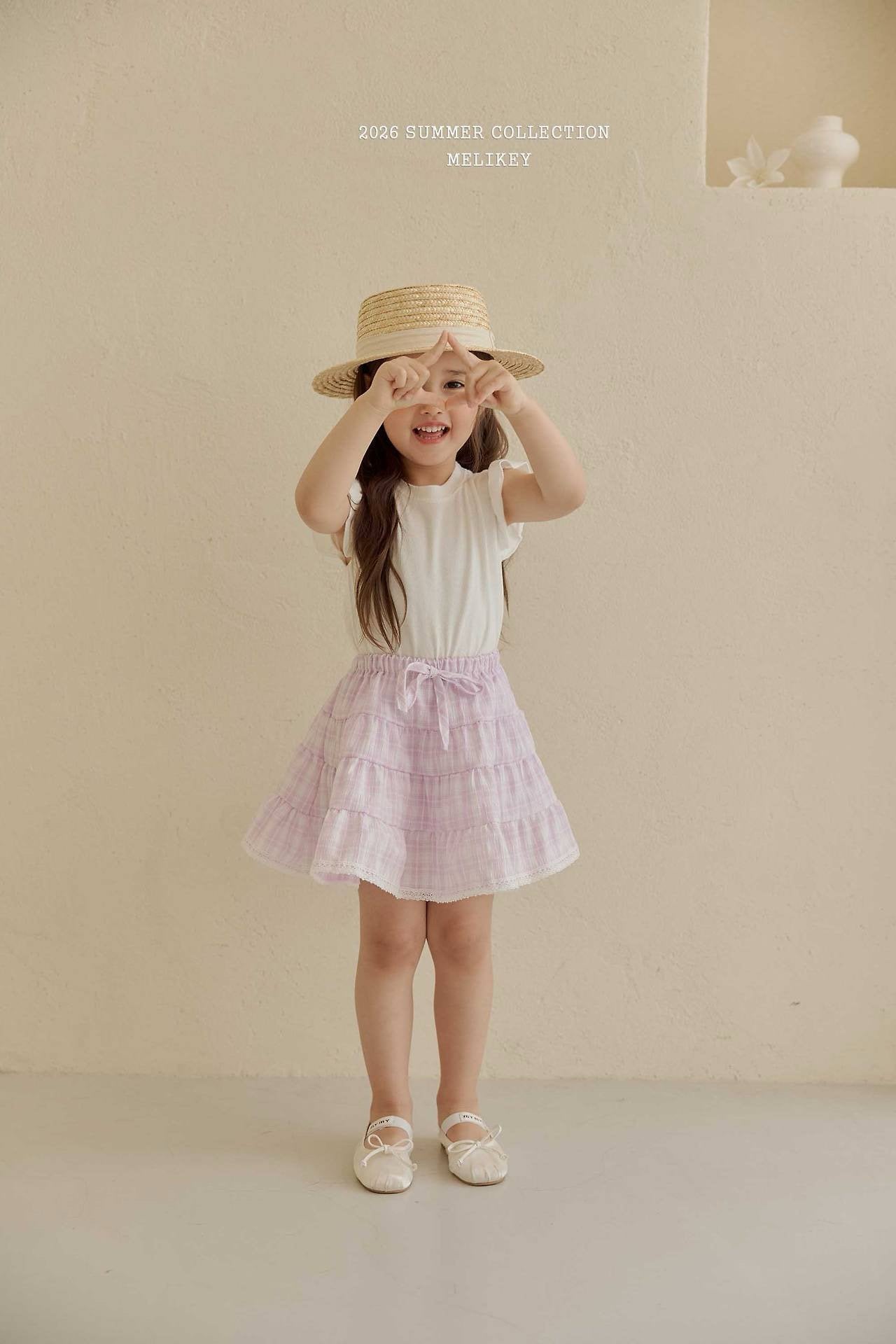 ［Melikey］Macaron frill tee
