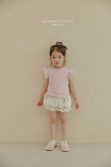 ［Melikey］Macaron frill tee