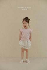 ［Melikey］Macaron frill tee