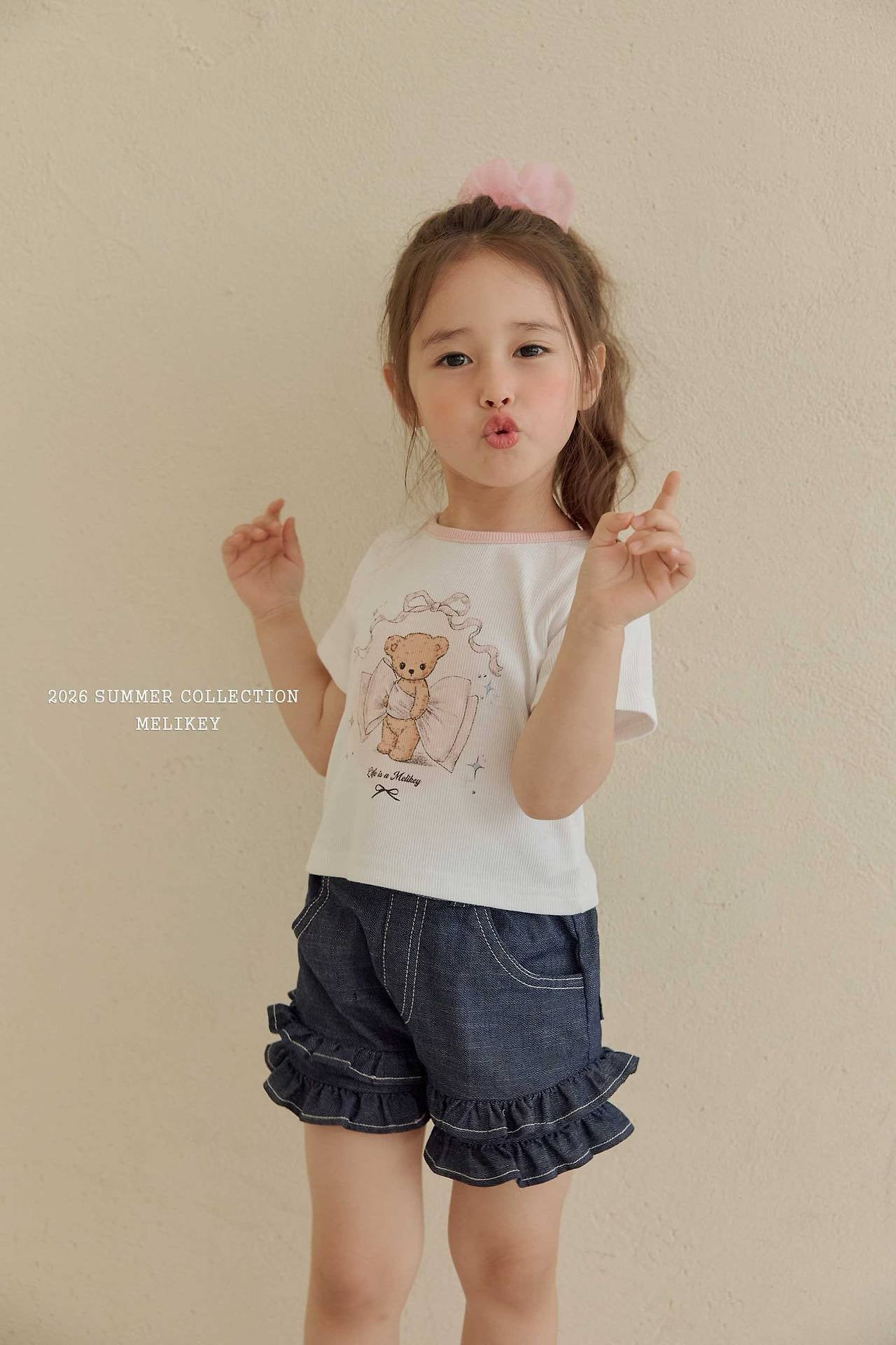 ［Melikey］Candy bear tee