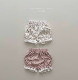 ［Melikey］Flower bonbon pumpkin pants