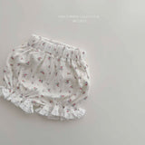［Melikey］Flower bonbon pumpkin pants