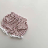 ［Melikey］Flower bonbon pumpkin pants