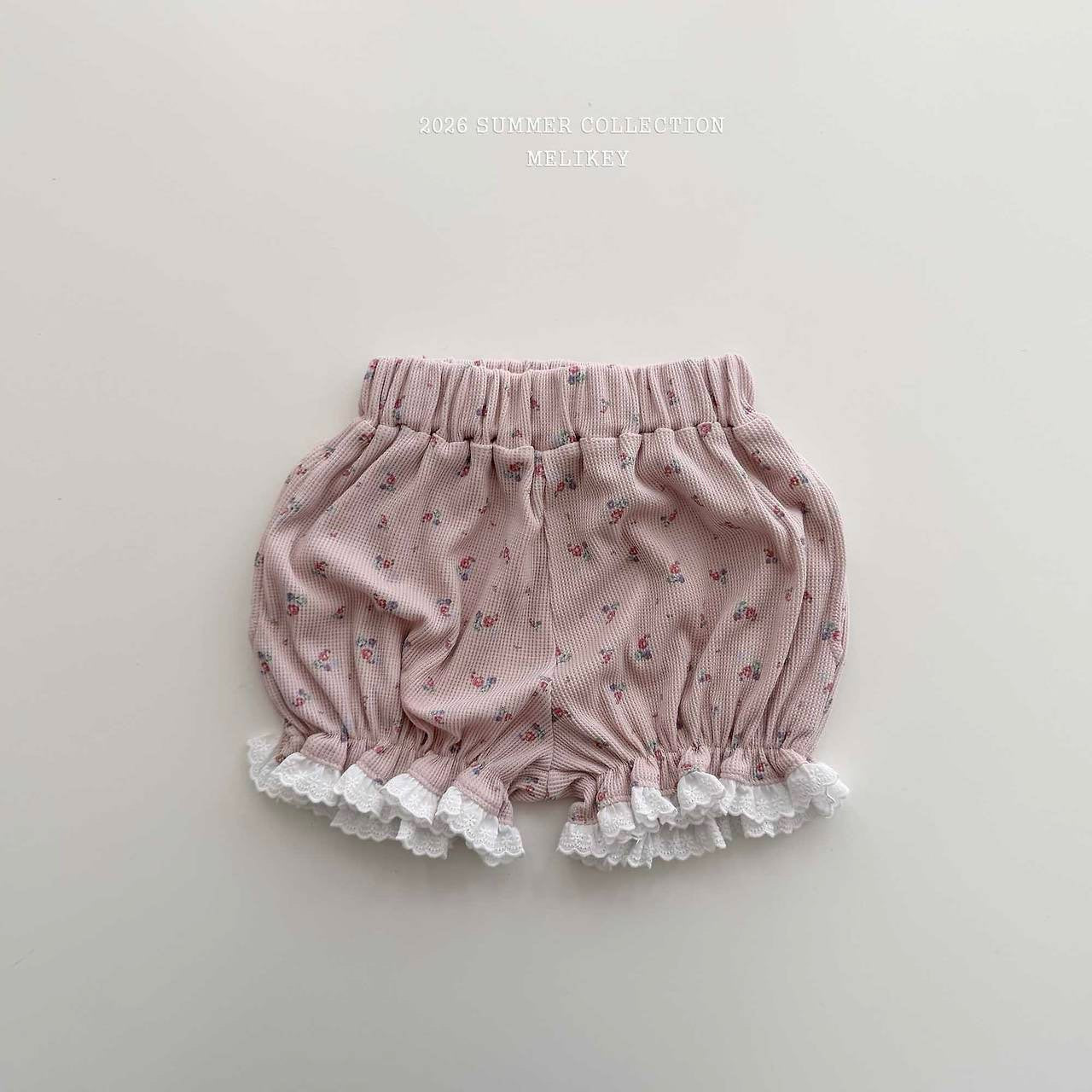 ［Melikey］Flower bonbon pumpkin pants