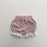 ［Melikey］Flower bonbon pumpkin pants